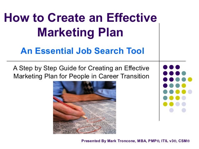 How To Create An Effective Marketing Plan
