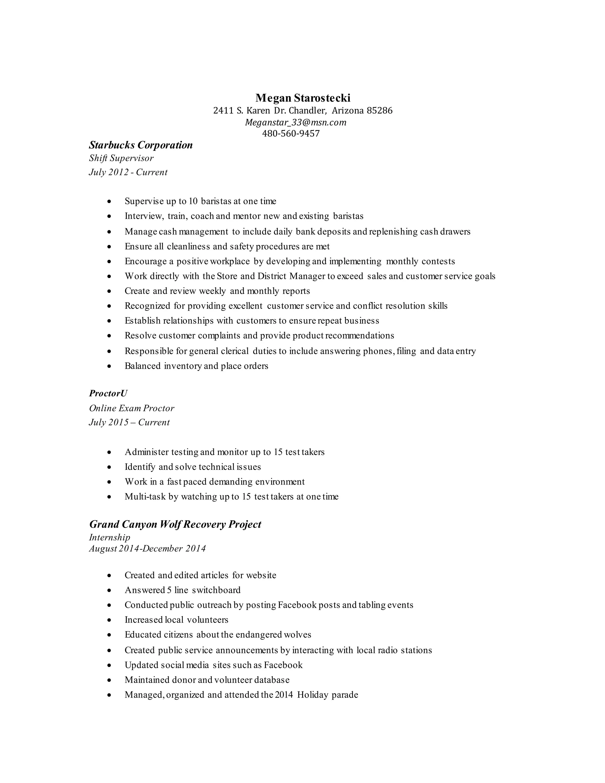 Updated resume 2015 | PDF