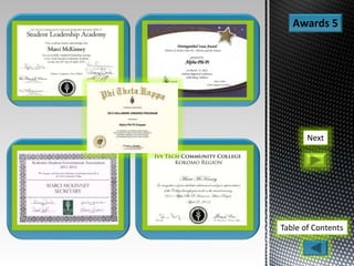 Table of Contents
Awards 5
Next
 