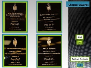 Chapter Awards
Table of Contents
Next
 