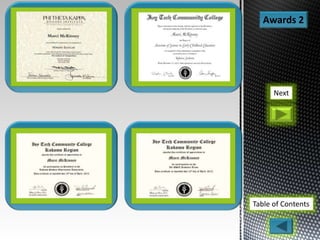 Table of Contents
Next
Awards 2
 