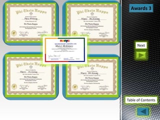 Table of Contents
Next
Awards 3
 