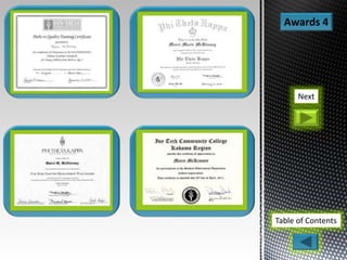 Table of Contents
Next
Awards 4
 