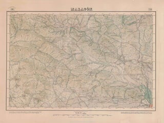  Mapa topográfico Malagón ( Año 1887). MTN 0736 1887.