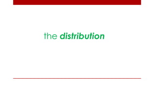 the distribution  