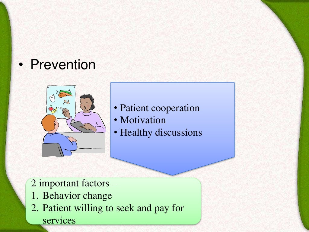 Dentist patient relationship and quality care