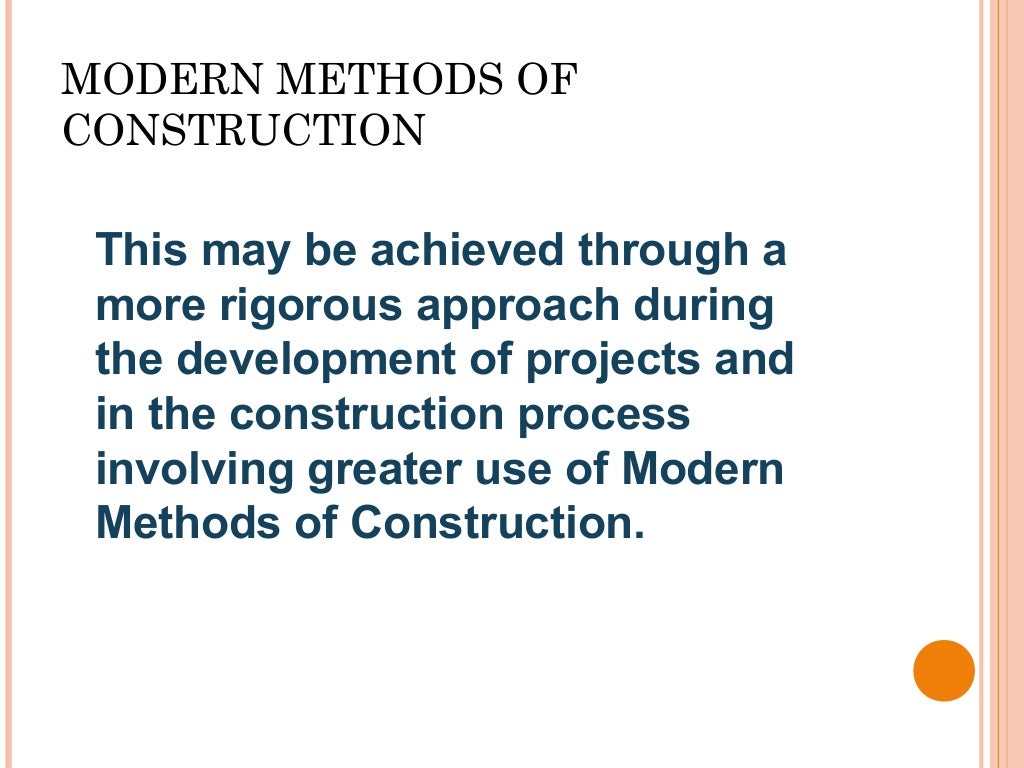 074 modern methods of construction