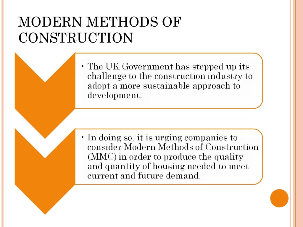 074 Modern Methods of Construction