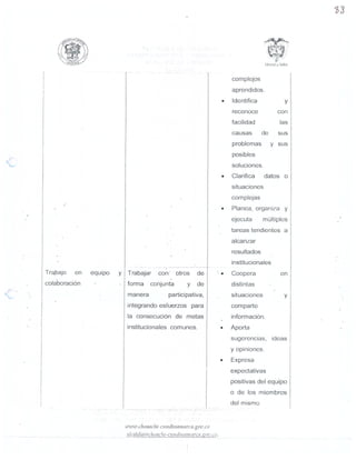 MANUAL DE FUNCIONES SEGUNDA PARTE