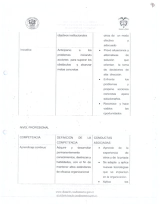 MANUAL DE FUNCIONES SEGUNDA PARTE