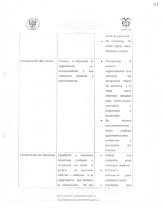 MANUAL DE FUNCIONES SEGUNDA PARTE