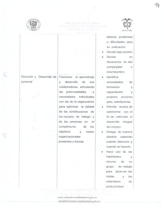 MANUAL DE FUNCIONES SEGUNDA PARTE