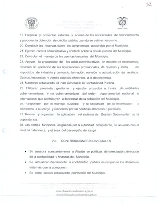 MANUAL DE FUNCIONES SEGUNDA PARTE