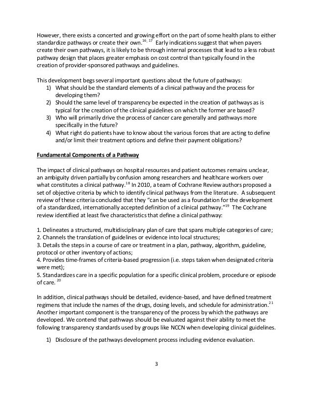 clinical pathway definition
