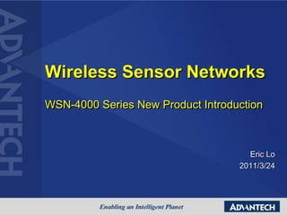 Ws4000 Icon WSN-4000 NPI_20110324 | PDF
