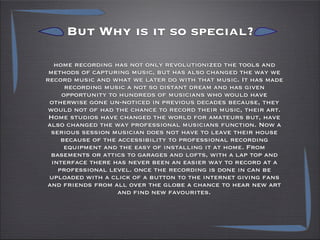 0758920 Home Recording