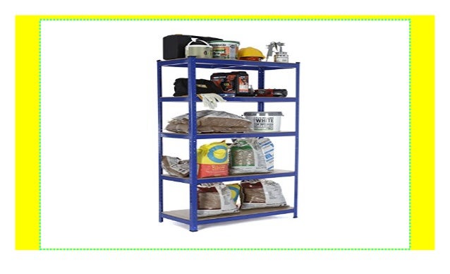 Racking-Lösungen 1.8m 5 Tier Garage Regale Racking Utility Heavy Dut…