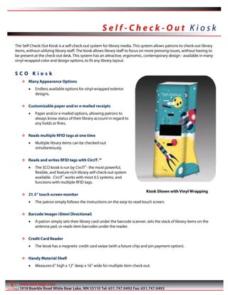 Kiosk Datascript SCO Kiosk DataSheet_New | PDF