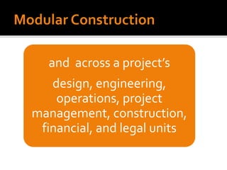 076 Modular Construction | PPTX