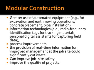 076 Modular Construction | PPTX