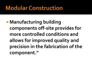 076 Modular Construction | PPT