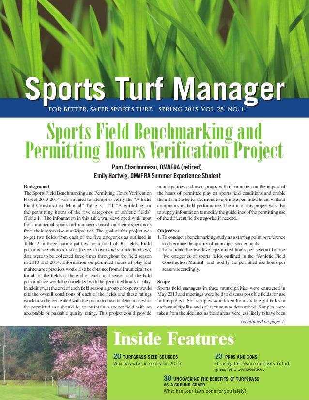 Sports Turf Manager 15 Spring