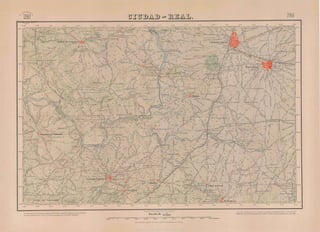  Mapa topográfico Ciudad Real (año 1882). MTN 0784