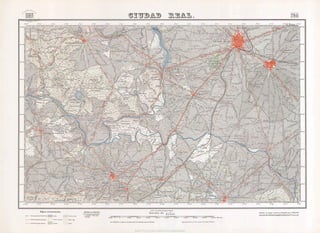 Mapa Topográfico Ciudad Real (1954).  0784 1954 