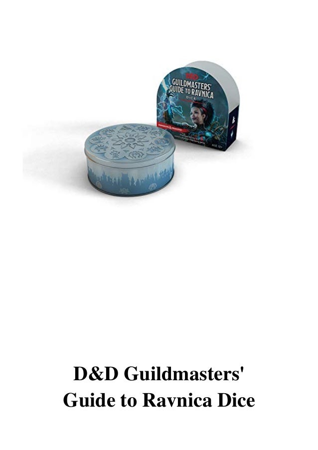 D D Guildmasters Guide To Ravnica Dice Pdf