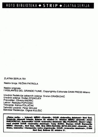 0791. REČNA PATROLA