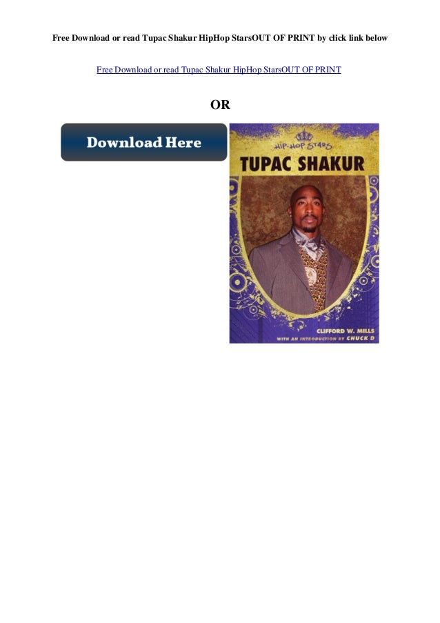 Tupac Shakur PDF Free Download