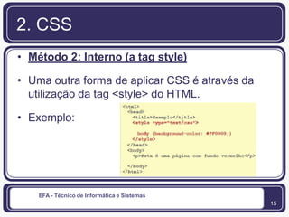 Técnico de Informática de SistemasScripts CGI e Folhas de Estilo | PPTX