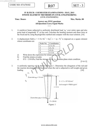 07 a70102 finite element methods in civil engineering | PDF