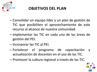 La disponibilidad del personal docente. 