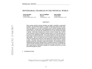 42
https://arxiv.org/pdf/1607.02533.pdf
 