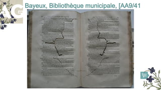 Bayeux, Bibliothèque municipale, [AA9/41
 