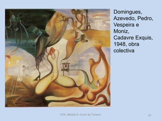 Domingues,
Azevedo, Pedro,
Vespeira e
Moniz,
Cadavre Exquis,
1948, obra
colectiva
HCA, Módulo 9, Curso de Turismo 67
 