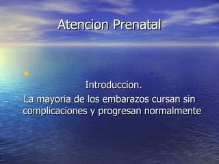 Atencion Prenatal ,[object Object],[object Object]