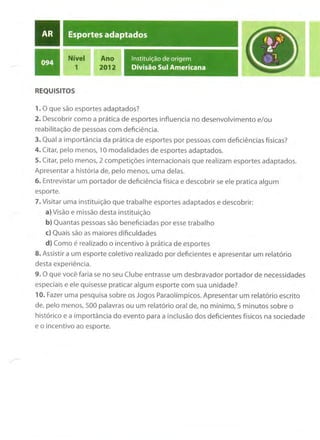 07 atividades recreativas