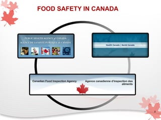 2
FOOD SAFETY IN CANADA
 