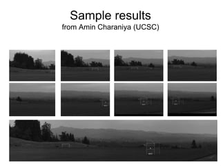 Sample results
from Amin Charaniya (UCSC)
 