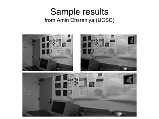 Sample results
from Amin Charaniya (UCSC)
 