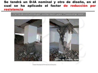 Se tendrá un D-IA nominal y otro de diseño, en el
cual se ha aplicado el factor de reducción por
resistencia
 