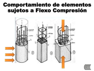 Comportamiento de elementos
sujetos a Flexo Compresión
 
