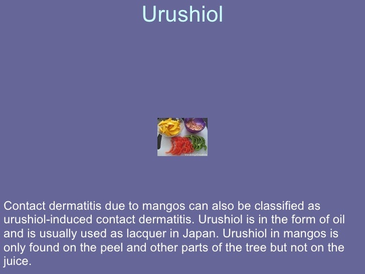 The Details Regarding Contact Dermatitis Due to Mangos