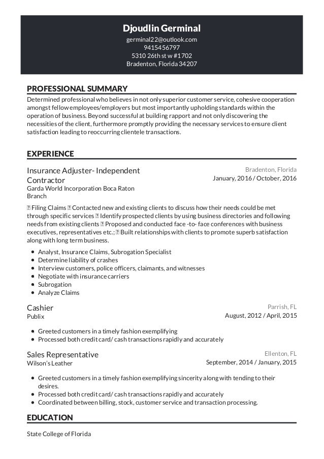 germinal djoudlin resume 1