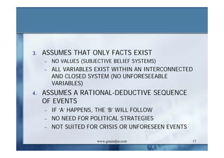 DEVELOPMENT AND ADMINISTRATION (III)