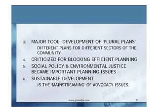 DEVELOPMENT AND ADMINISTRATION (III)