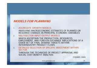 DEVELOPMENT AND ADMINISTRATION (III)