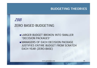 DEVELOPMENT AND ADMINISTRATION (III)